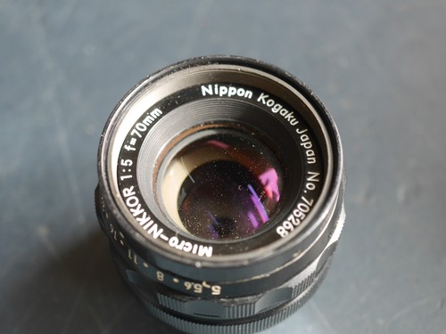 Nikon 70mm micro - f5, micro-nikkor